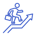 Blue-career-adder-icon