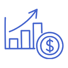 Blue finances growing